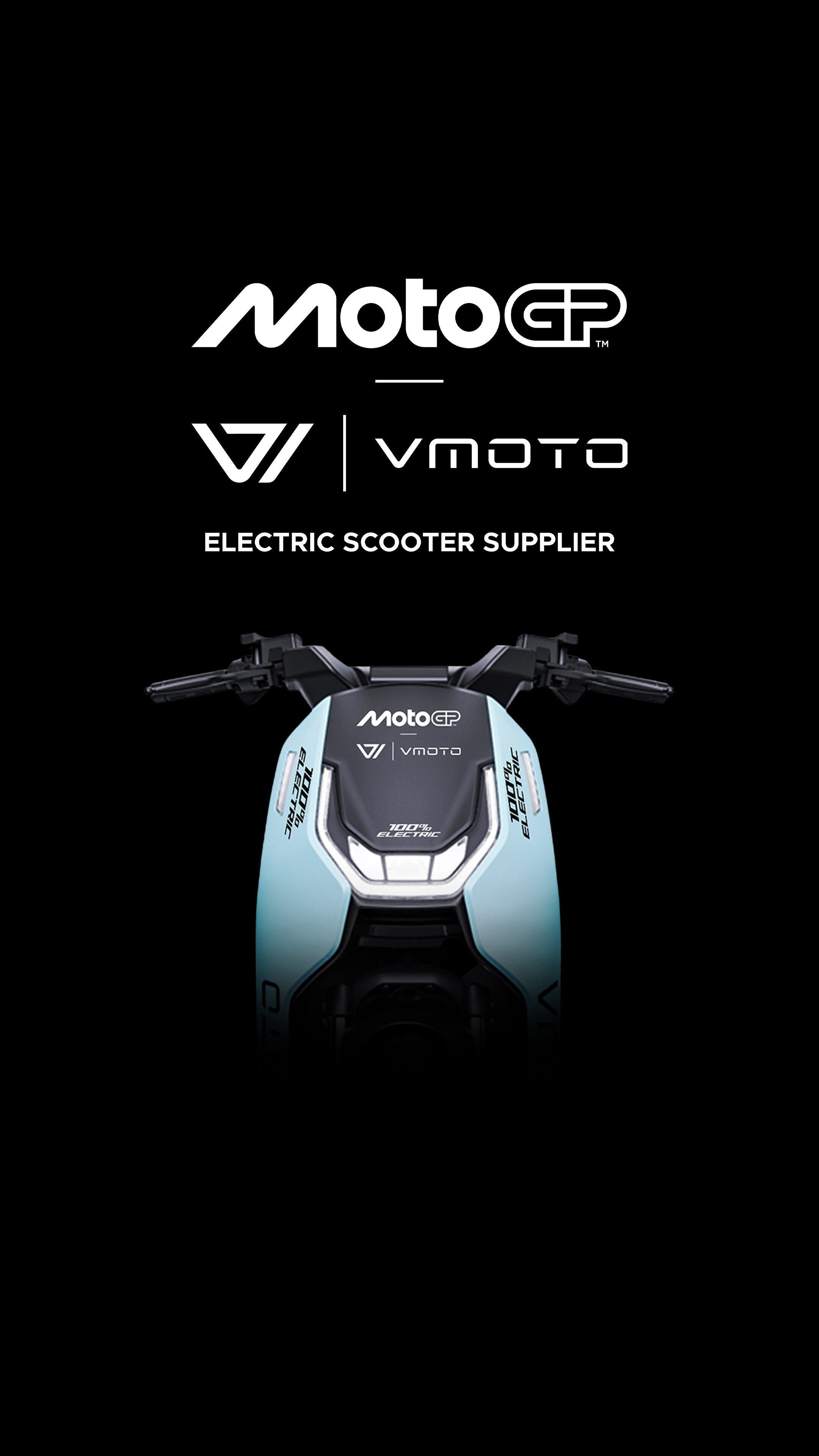 Copertina Banner Moto GP Partnership Mobile Nero