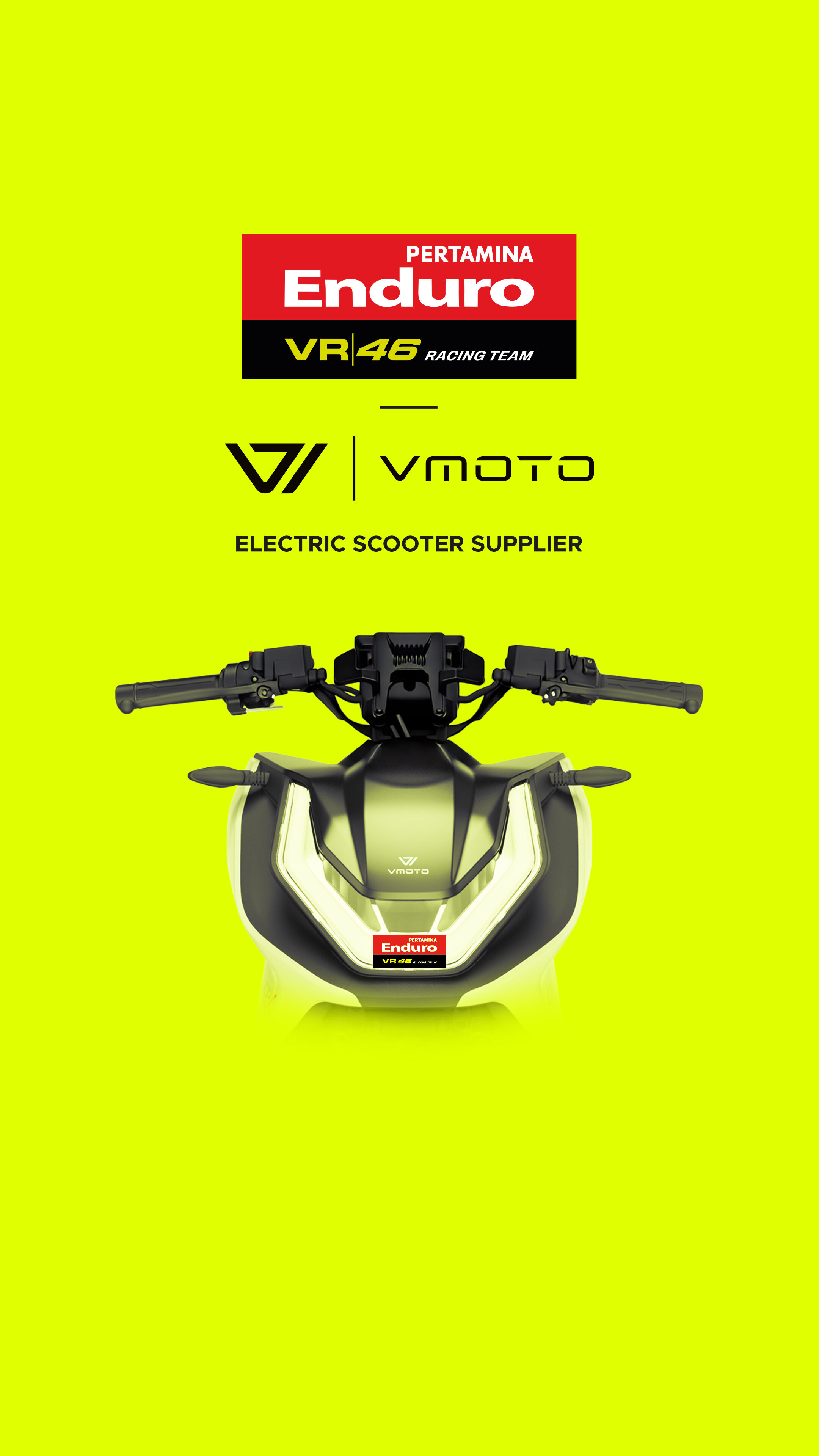Banner VR46 Partnership Fluo Mobile