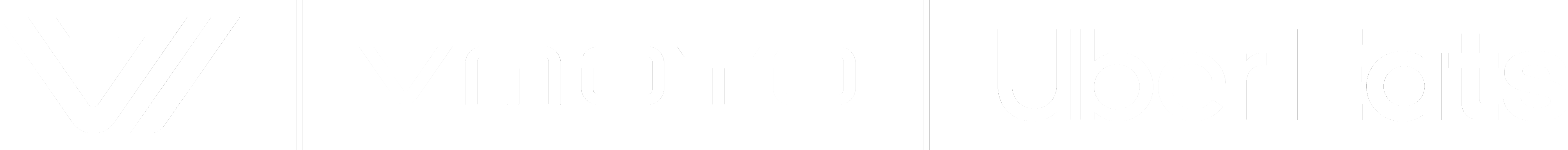 Horizontal Lockup Vmoto Uber White